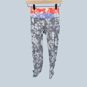Free Movement Womens XS Wave Rider Camo Tie‎ Dye  Leggings Pants Twilight combo